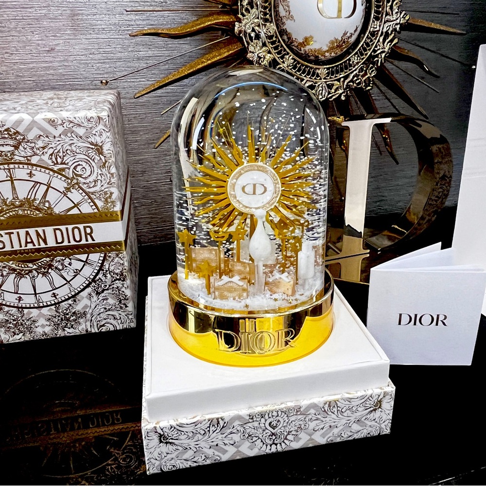 Limited Edition 2024 DIOR Holiday Snow Globe